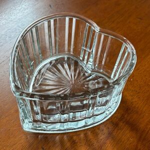 Glass Heart Dish